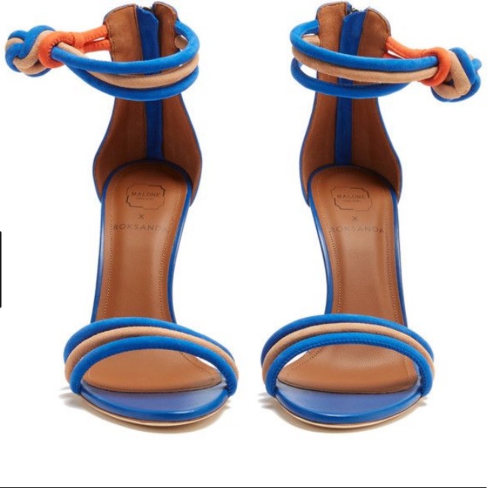 Malone Souliers x Roksanda Ethel Suede Sandals